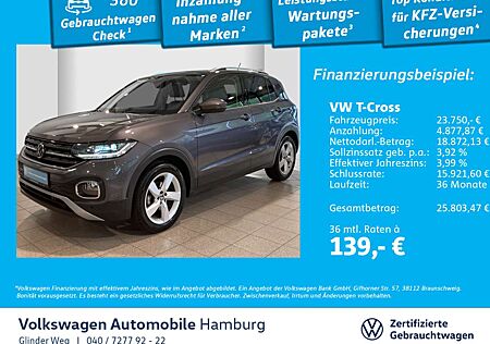VW T-Cross Volkswagen 1.0 TSI DSG Style AHK AppConnect LED-Sch