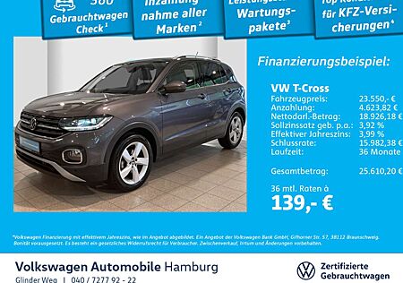 VW T-Cross Volkswagen 1.0 TSI DSG Style AHK AppConnect LED-Sch