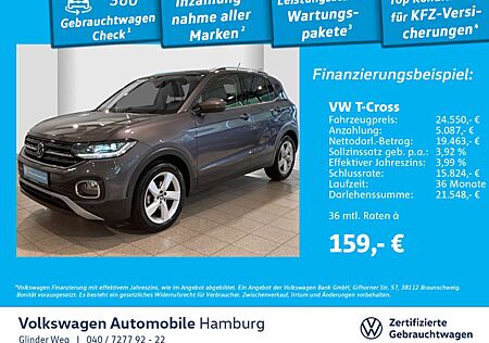 VW T-Cross Volkswagen 1.0 TSI DSG Style AHK AppConnect LED-Sch