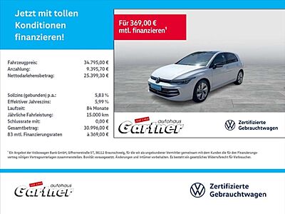 Volkswagen Golf VIII GOAL 2.0 l TDI DSG MATRIX PANO AHK ACC SHZ N