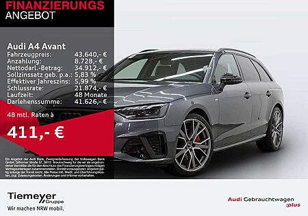 Audi A4 40 TFSI Q 2 x S LINE LM19 KAMERA NAVI+