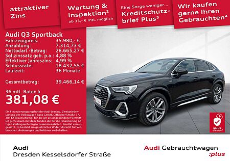 Audi Q3 35 TFSI S-Line Navi AHZV Kamera