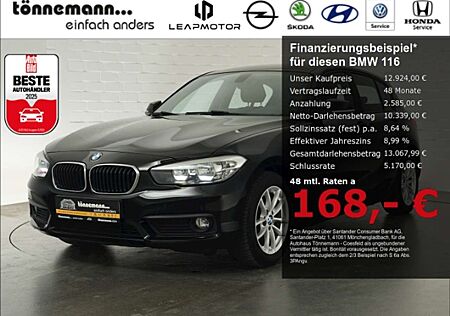 BMW 116 i ADVANTAGE+SITZHEIZUNG+PARKPILOT+KEYLESS+LED TAGF