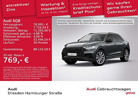 Audi SQ8 4.0TFSI quat. Matrix Pano Standhz. B&O Leder