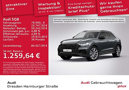 Audi SQ8 4.0TFSI quat. Matrix Pano Standhz. B&O Leder