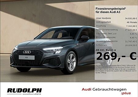 Audi A3 Sportback S line 35 TFSI S-tronic MATRIX Navi Temp