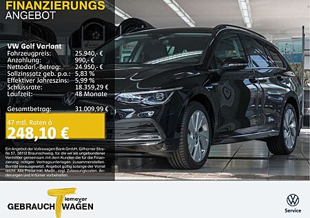 VW Golf Variant Volkswagen 2.0 TDI DSG STYLE KAMERA LED NAVI