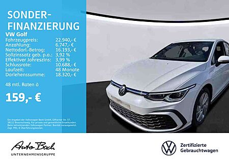 VW Golf GTE Volkswagen VIII GTE 1.4 TSI DSG eHybrid, Navi, LED, Ap