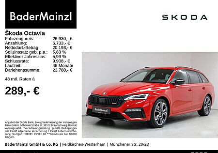 Skoda Octavia Combi RS 2.0 TDI 4x4 DSG AHK Navi HUD