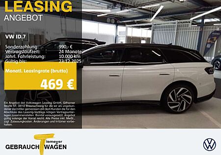 VW ID.7 Volkswagen Tourer PRO S BLACK AHK 360° DCC IQ.LIGHT WÄ