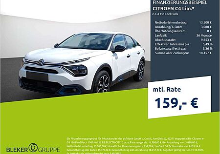 Citroën C4 Citroen e- 136 Feel Pack