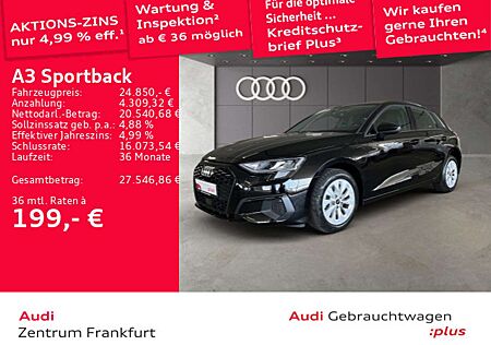 Audi A3 40 TFSI e S tronic Navi Tempomat DA