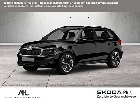 Skoda Kamiq 1.0 TSI Tour DSG AHK Navi ACC LED RFK Optik schwar