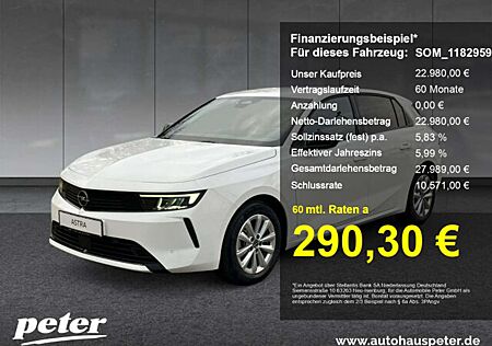 Opel Astra L 1.2 Edition Navi Keyless Rückfahrkamera Verfügbar ab 30.10.2025