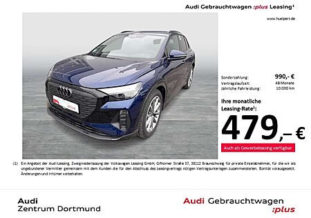 Audi Q4 e-tron gebraucht kaufen Audi Q4 e-tron 55 quattro S LINE BLACKPAK AHK CAM 20Z