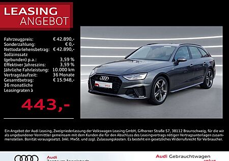 Audi A4 Avant 40 TDI qu S line NAVI ACC virtual 18"
