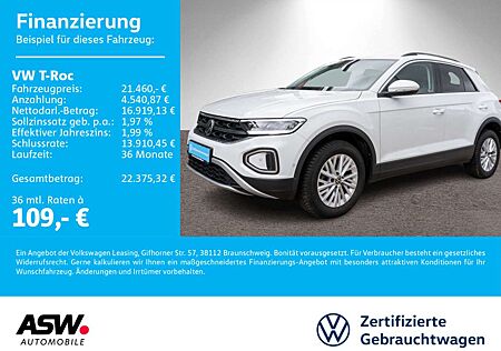 VW T-Roc Volkswagen Life 1.0 TSI 6-Gang LED Navi PDC SHZ
