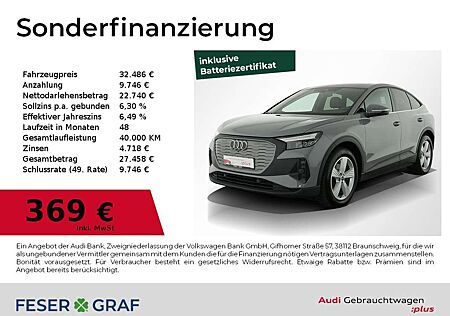 Audi Q4 e-tron Sportback 35 e-tron Navi,LED