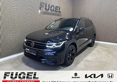 VW Tiguan Allspace gebraucht kaufen VW Tiguan Allspace Volkswagen 2.0 TSI 4M R-LINE IQ.LIGHT|AHK|DAB+|Black Style