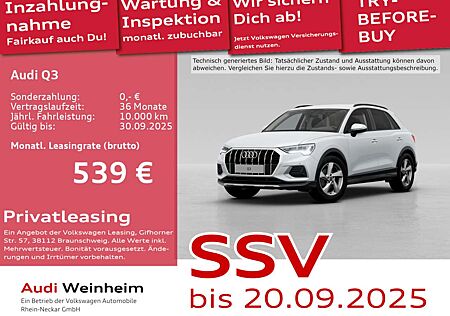 Audi Q3 35 TFSI LED Plus Kamera Navi S-tronic AHK vor