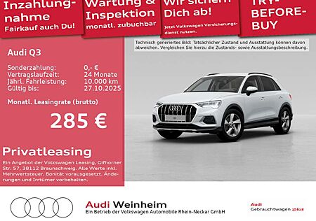 Audi Q3 35 TFSI LED Plus Kamera Navi S-tronic AHK vor