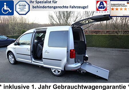 VW Caddy Volkswagen 1,4 TSI DSG*rollstuhlgerecht*Wenderampe*Garantie*