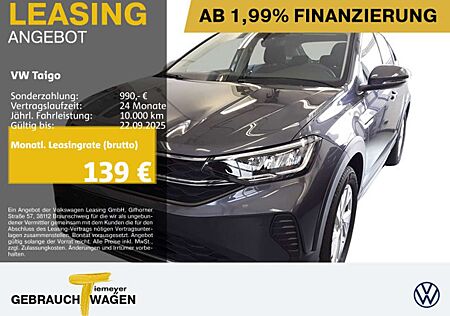 VW Taigo Volkswagen 1.0 TSI LIFE NAVI BETAS APP-CON LED