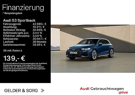 Audi S3 2.0 TFSI LED*Virtual*Sound