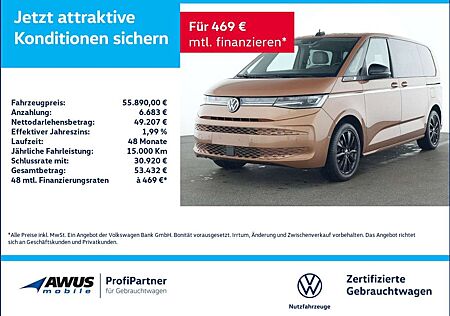 VW T7 Multivan Volkswagen Style KÜ 2.0TDI 110kW DSG 7-SITZER