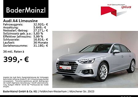 Audi A4 35 TDI S tronic LED Navi SHZ Kamera