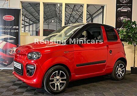 Microcar M.Go 2021 8 PS RED SPORT Mopedauto XXL Koffer 45