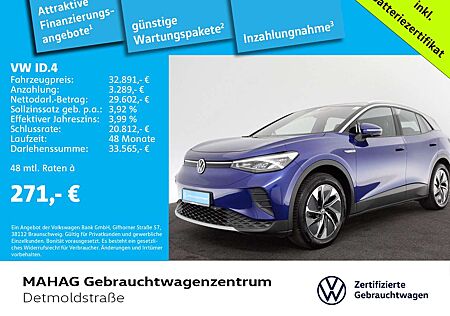 VW ID.4 Volkswagen Pro Performance CCS NaviPro LED Keyless Alu