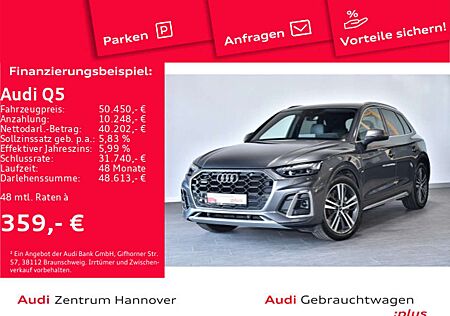 Audi Q5 S line 50 TDI quattro Matix AHK Luft Kamera v