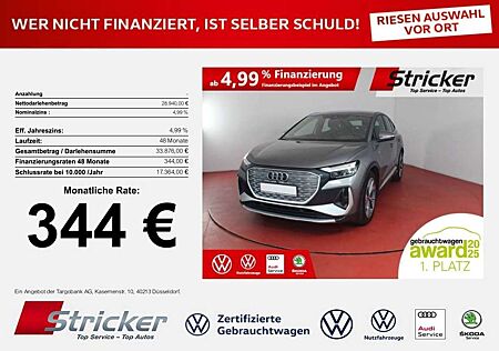 Audi Q4 e-tron Sportback S-Line 40 344,-ohne Anzahlung Navi Kame