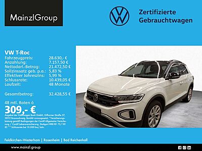 Volkswagen T-Roc 2.0 TDI DSG Life AHK Kamera Navi LED SHZ