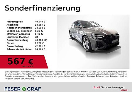 Audi Q8 e-tron 50 S Line Int Matrix,AHK,B&O,Leder