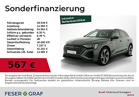 Audi Q8 e-tron gebraucht kaufen Audi Q8 e-tron 50 S Line Int Matrix,AHK,B&O,Leder