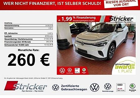 VW ID.4 Volkswagen Pro Performance 150/77 260,-ohne Anzahlung Navi A