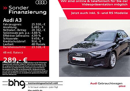 Audi A3 40 TFSIe Sportback S tronic advanced