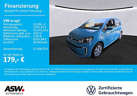 VW e-up! Volkswagen e-up! move up! Klimaauto RFK GRA PDC SHZ CCS