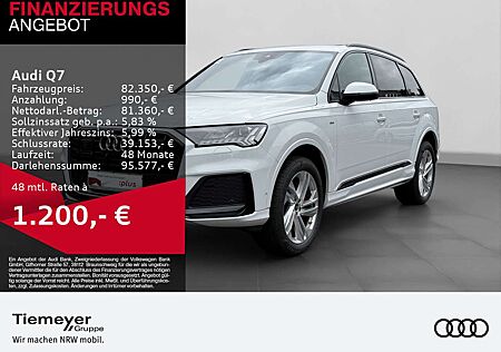 Audi Q7 50 TDI Q S LINE 7-SITZE LM20 AHK MATRIX