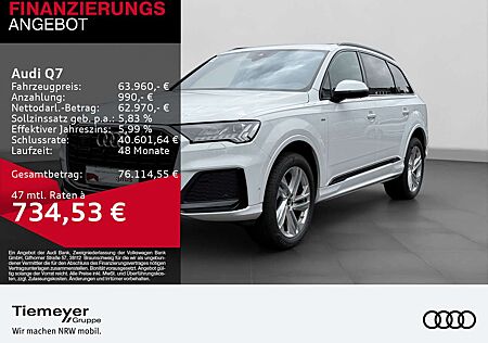 Audi Q7 50 TDI Q S LINE 7-SITZE LM20 AHK MATRIX