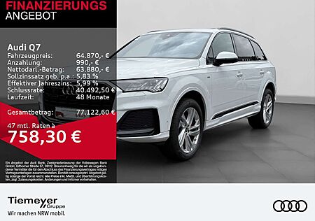 Audi Q7 50 TDI Q S LINE 7-SITZE LM20 AHK MATRIX