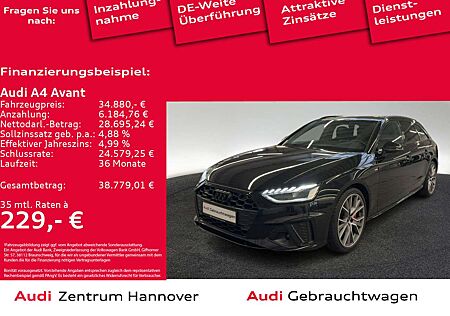 Audi A4 40 TFSI quattro S line competition plus