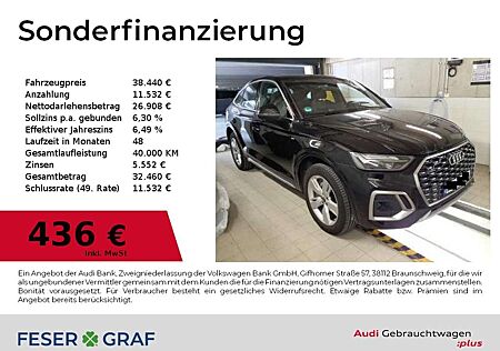 Audi Q5 gebraucht kaufen Audi Q5 Sportback 40 TDI qu S Line Int HUD,B&O,Leder,Kamer