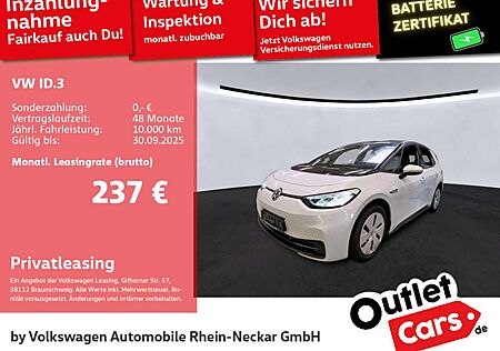 VW ID.3 Volkswagen Pro Automatik LED Navi Klima uvm