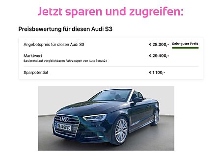 Audi S3 Cabriolet quattro*LED*AVC*ACC*Nackenfön*PDC*8-f