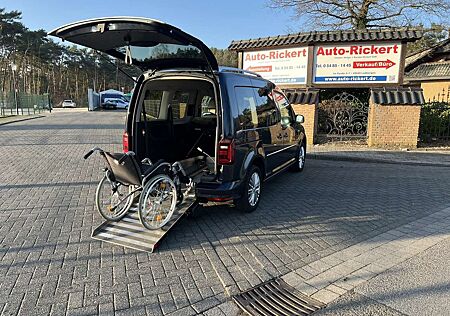 VW Caddy Volkswagen Rollstuhlrampe BI-Xenon Standheizung SHZ ALU