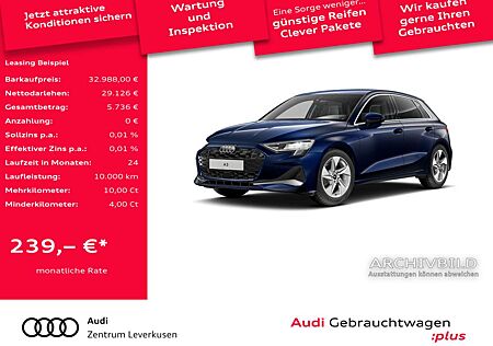 Audi A3 Sportback LED B&O HUD SHZ NAVI PDC