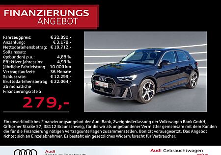 Audi A1 Sportback 30 TFSI S line LED NAVI SONOS 17" S line